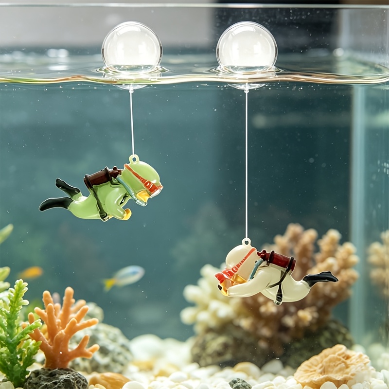 Resin Art Underwater - Décoration en résine pour aquarium, mini
