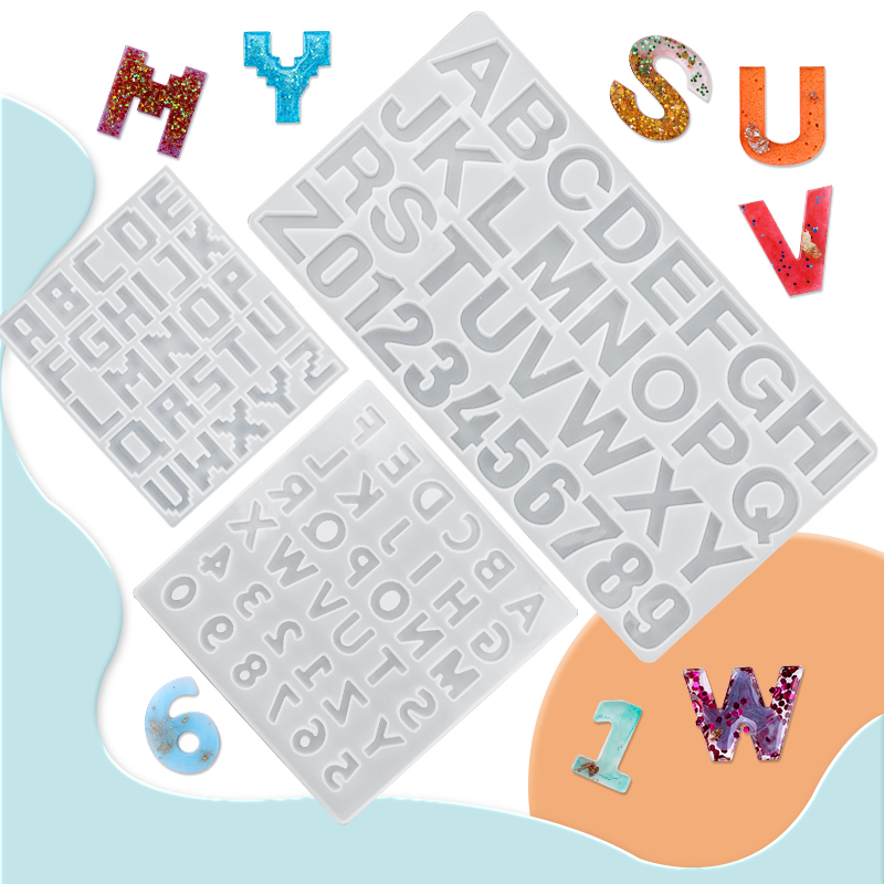 Resin Art Liquid - Alphabet Election Xy Résine Moule Kit,