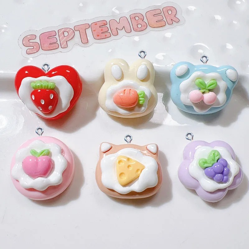 Resin Art Jewelry Kit - 10 Breloques en résine en forme