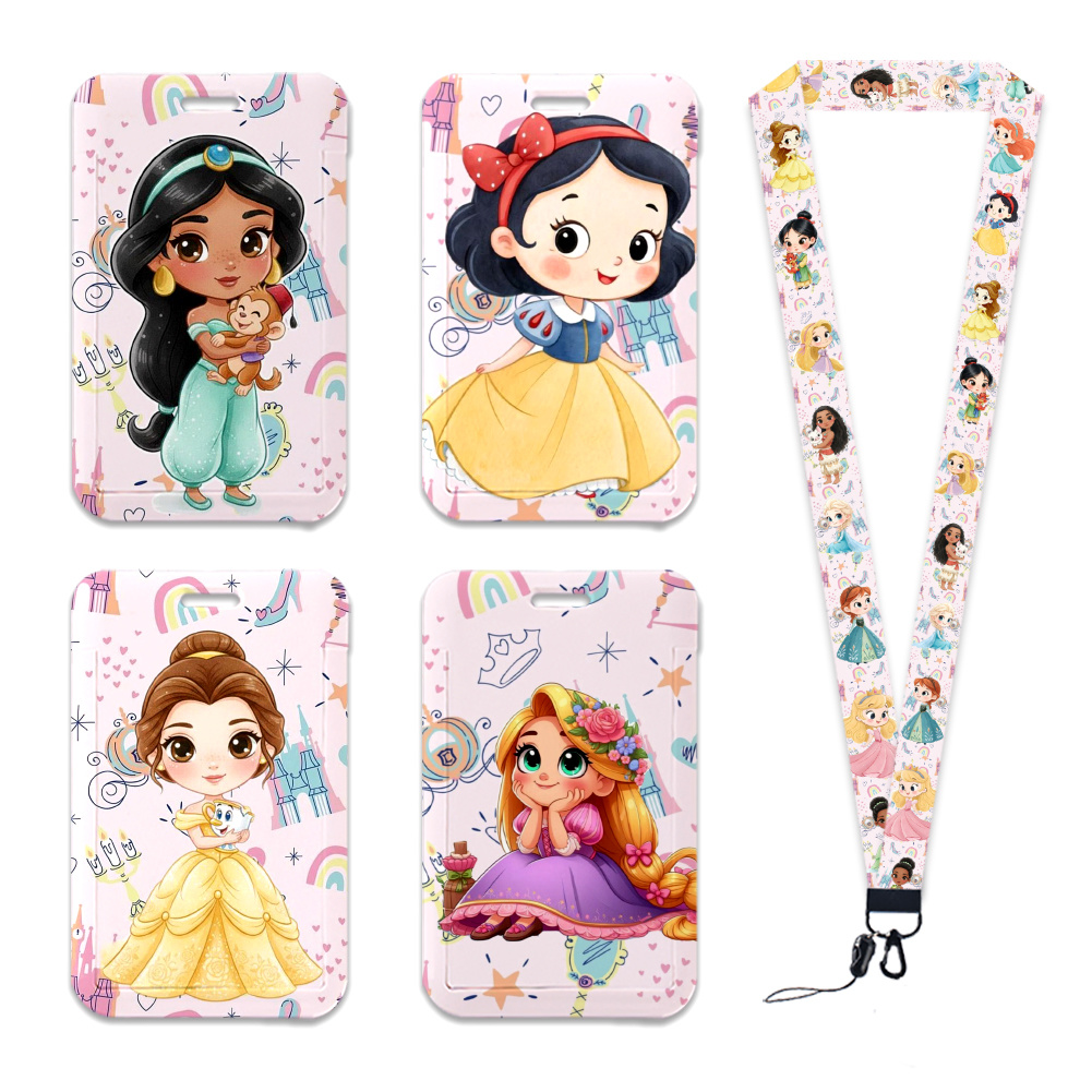 Resin Art Name - Porte-cartes de princesse Disney, mignon et