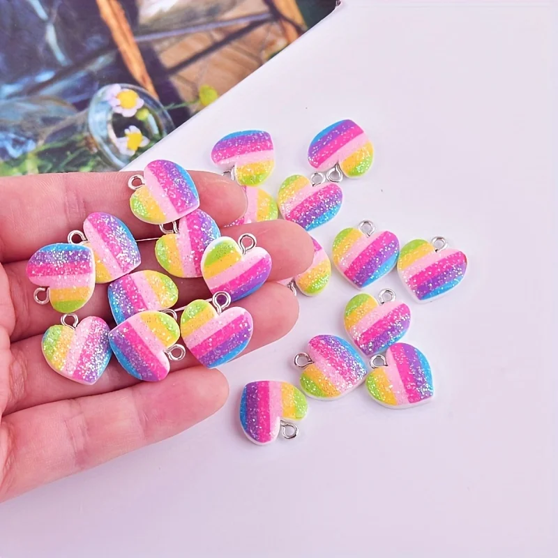Resin Art Jewelry Kit - Breloques en résine en forme de