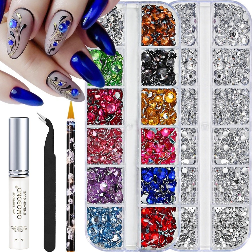 Resin Art Glitter - Kit de strass en résine multicolore