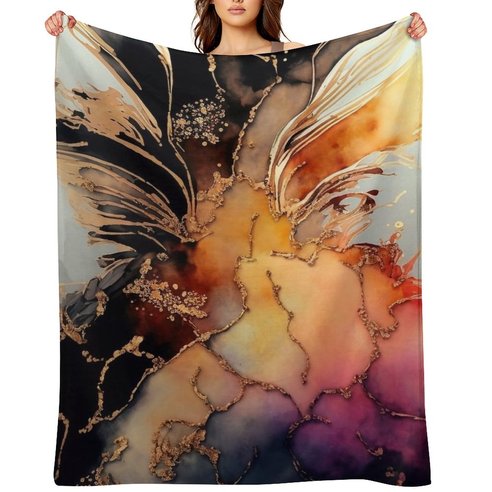 Resin Art Alcohol Ink - Couverture décorative en résine à l'encre