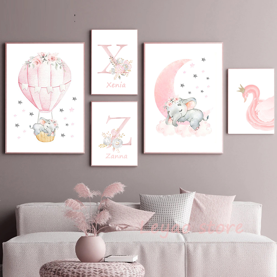 Resin Art Name - Peinture diamant personnalisée pour enfants, joli