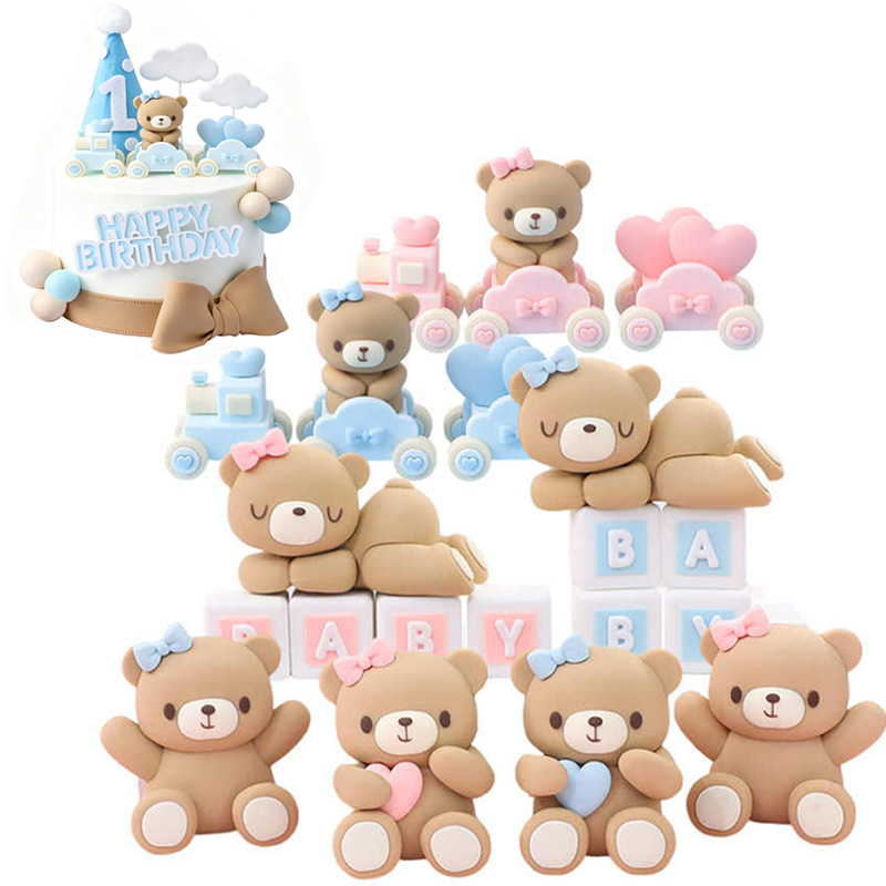 Resin Art Baby - Décoration de gâteau d'anniversaire en forme