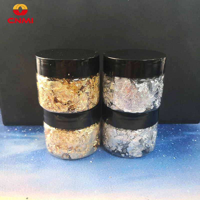 Resin Art Gift For Wedding - Flocons de cuir chevelu doré, remplissage