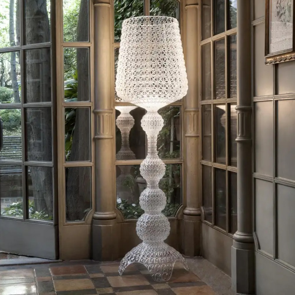 Resin Art Instagram - Lampadaire d'installation artistique de luxe ajouré