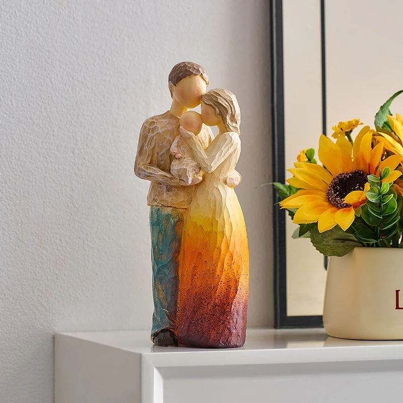 Resin Art Instagram - Ornements d'art de caractère abstrait de