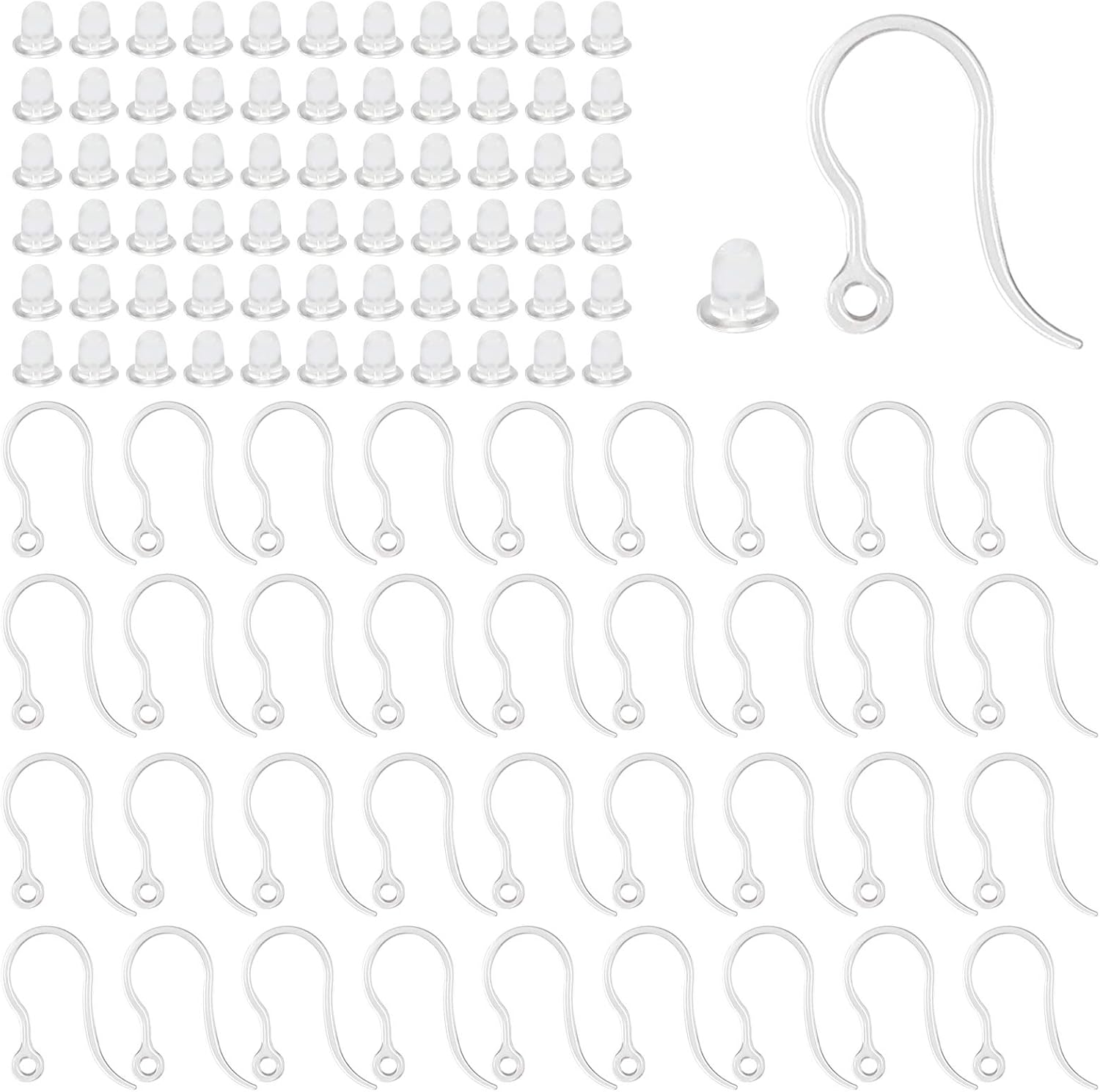 Resin Art Jewelry Kit - Crochets de boucles d'oreilles en plastique