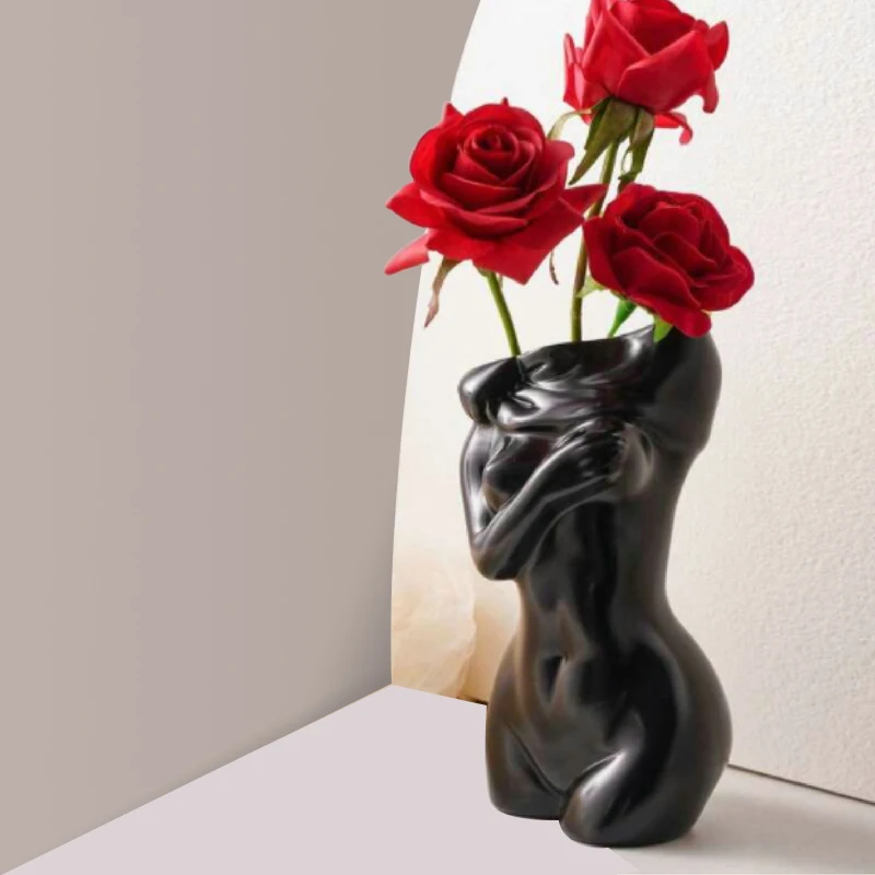 Resin Art Instagram - Vase en résine de règle nordique,