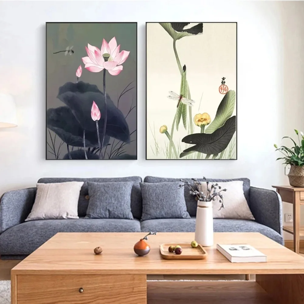 Resin Art Of Flowers - Affiche artistique traditionnelle Vintage rétro avec