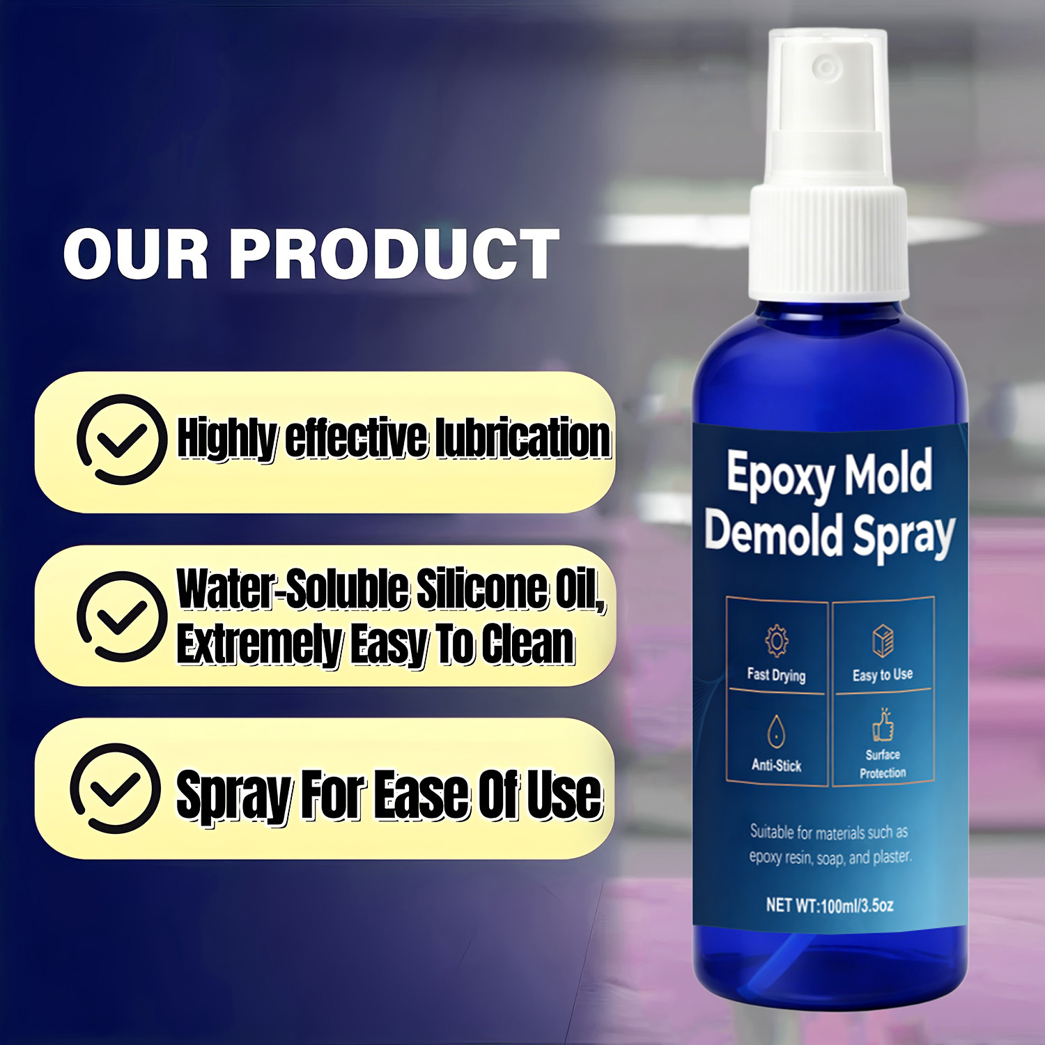 Spray de démoulage pour moules - Release Spray Silicone avis et prix