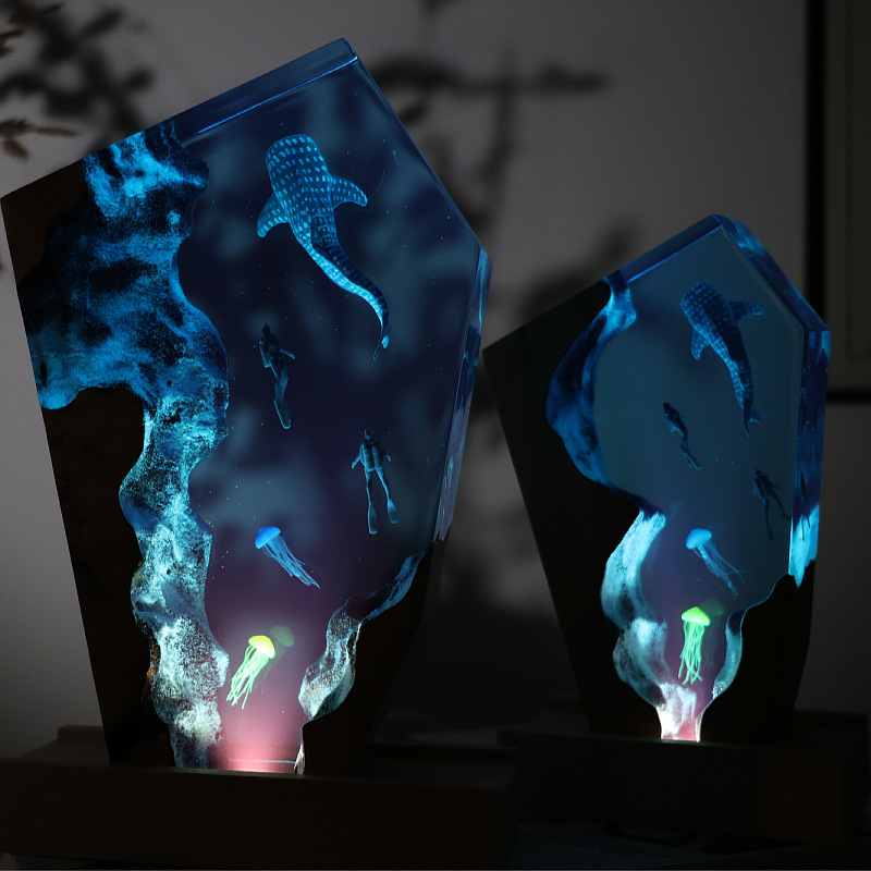 Ornement lumineux de bureau en - Resin Art Gift For Wedding avis et prix