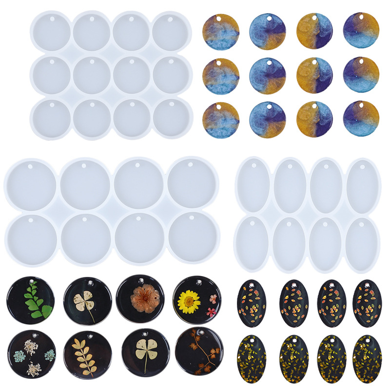 8/12 pièces pendentifs ovales  - Resin Mixing Cup avis et prix