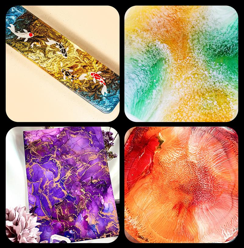 Kit de pigments en résine épox - Resin Art Alcohol Ink avis et prix