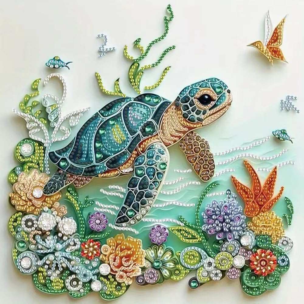 Kits de Peinture Diamant Tortu - Resin Art Of Flowers avis et prix