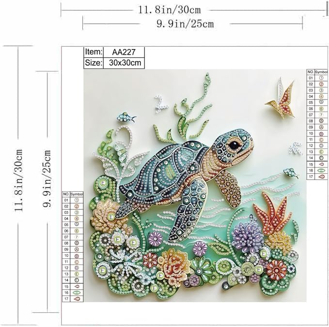 Kits de Peinture Diamant Tortu - Resin Art Of Flowers avis et prix