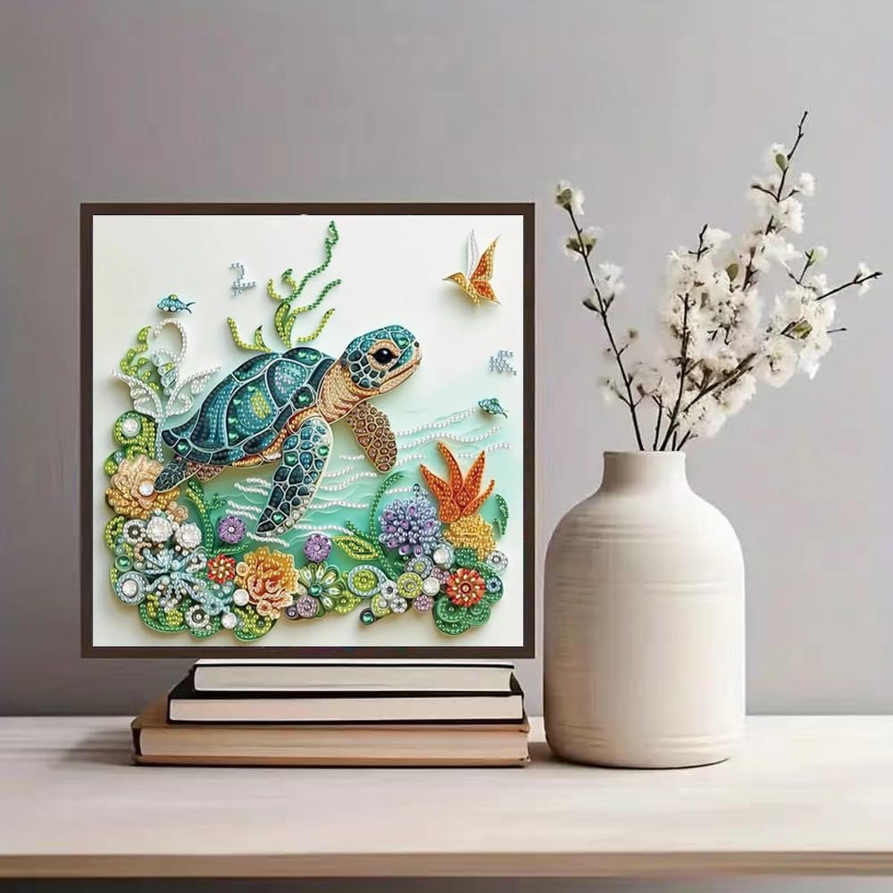 Kits de Peinture Diamant Tortu - Resin Art Of Flowers avis et prix