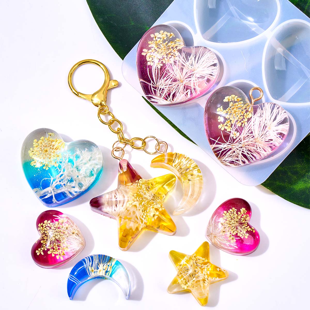 Moule en silicone Cœur Étoile  - Resin Art Mold avis et prix