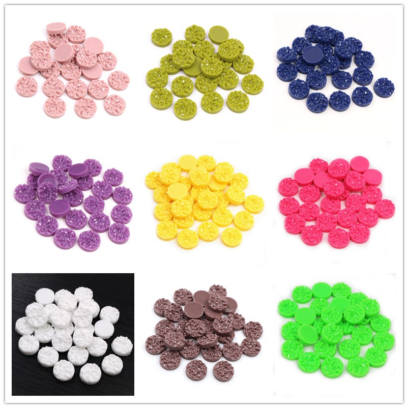 40 pièces résine Druzy Cabocho - Resin Art Jewelry Kit avis et prix