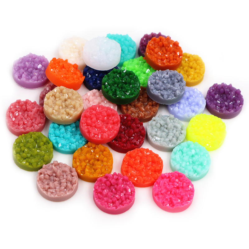 40 pièces résine Druzy Cabocho - Resin Art Jewelry Kit avis et prix