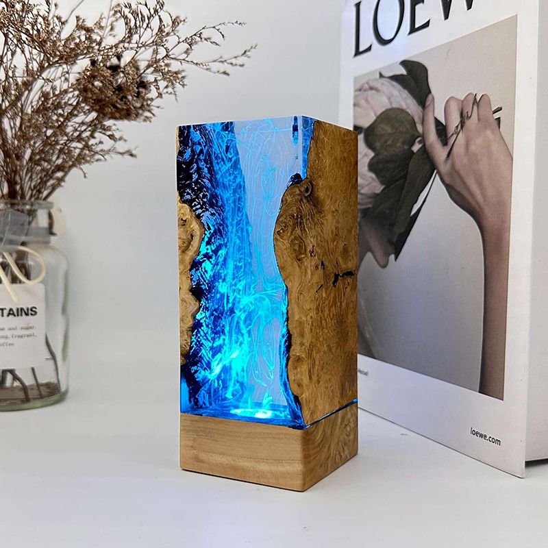 Lampe de table créative en rés - Resin Art Underwater avis et prix