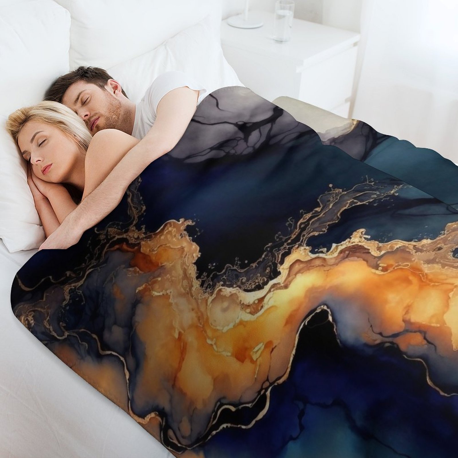Volcanic Waves - Couverture dé - Resin Art Alcohol Ink avis et prix
