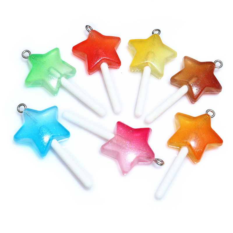 10pcs Pendentifs En Résine Bri - Resin Art Glitter avis et prix