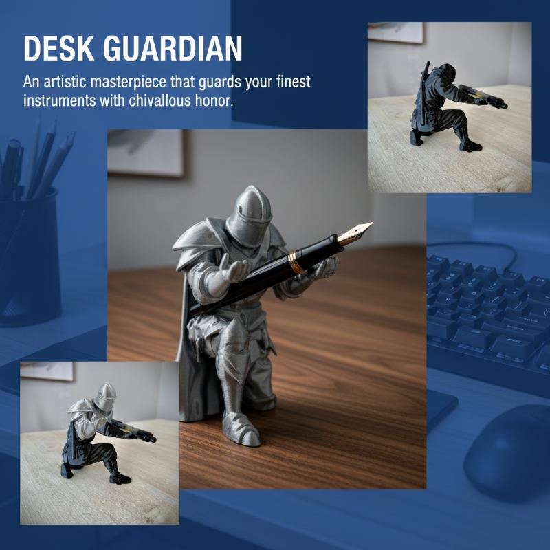 Porte-stylo en résine, armure  - Resin Art Workshop avis et prix