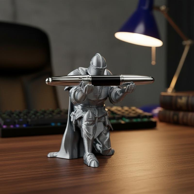 Porte-stylo en résine, armure  - Resin Art Workshop avis et prix