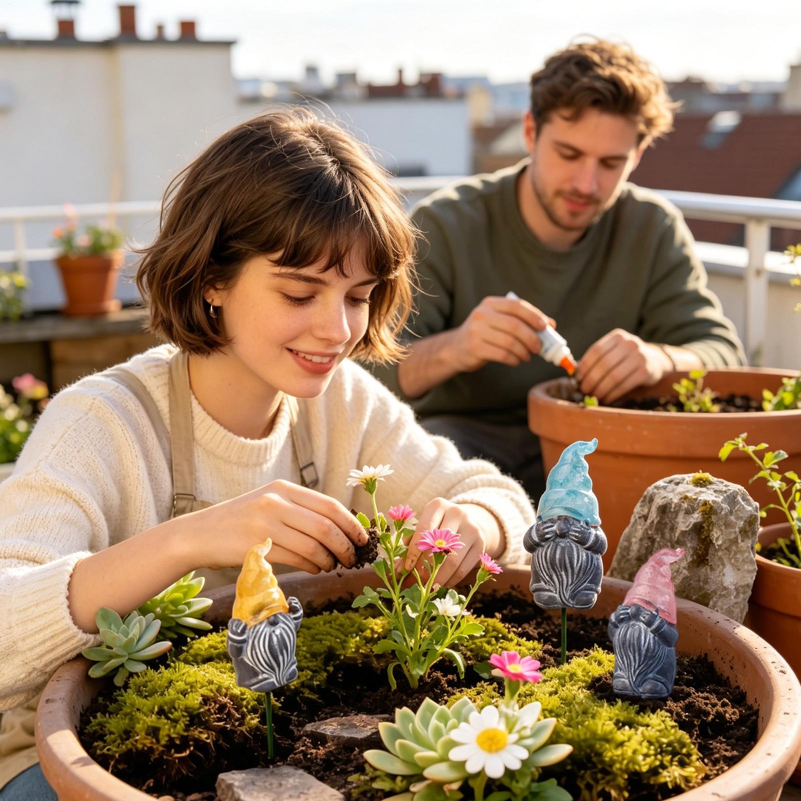 Piquets décoratifs de jardin e - Resin Art Of Flowers avis et prix