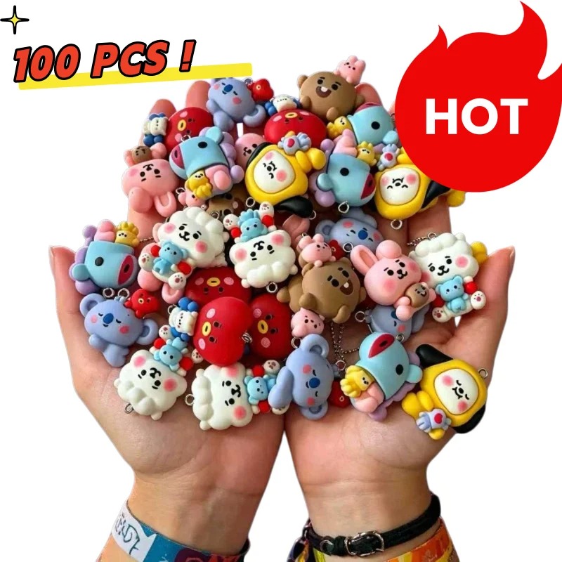 Breloques en résine BT21, 7 pi - Resin Art Jewelry Kit avis et prix