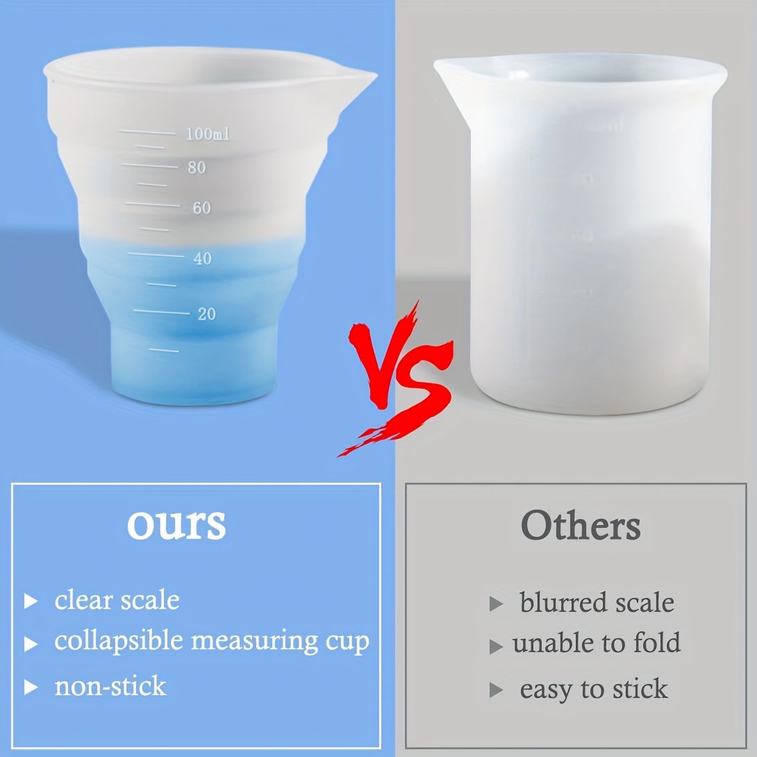 Tasse à mesurer pliable en sil - Resin Mixing Cup avis et prix