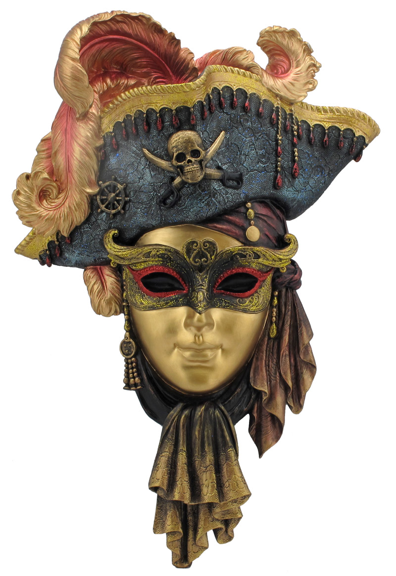Masque de Carnaval Pirate Véni - Resin Art Gift For Wedding avis et prix