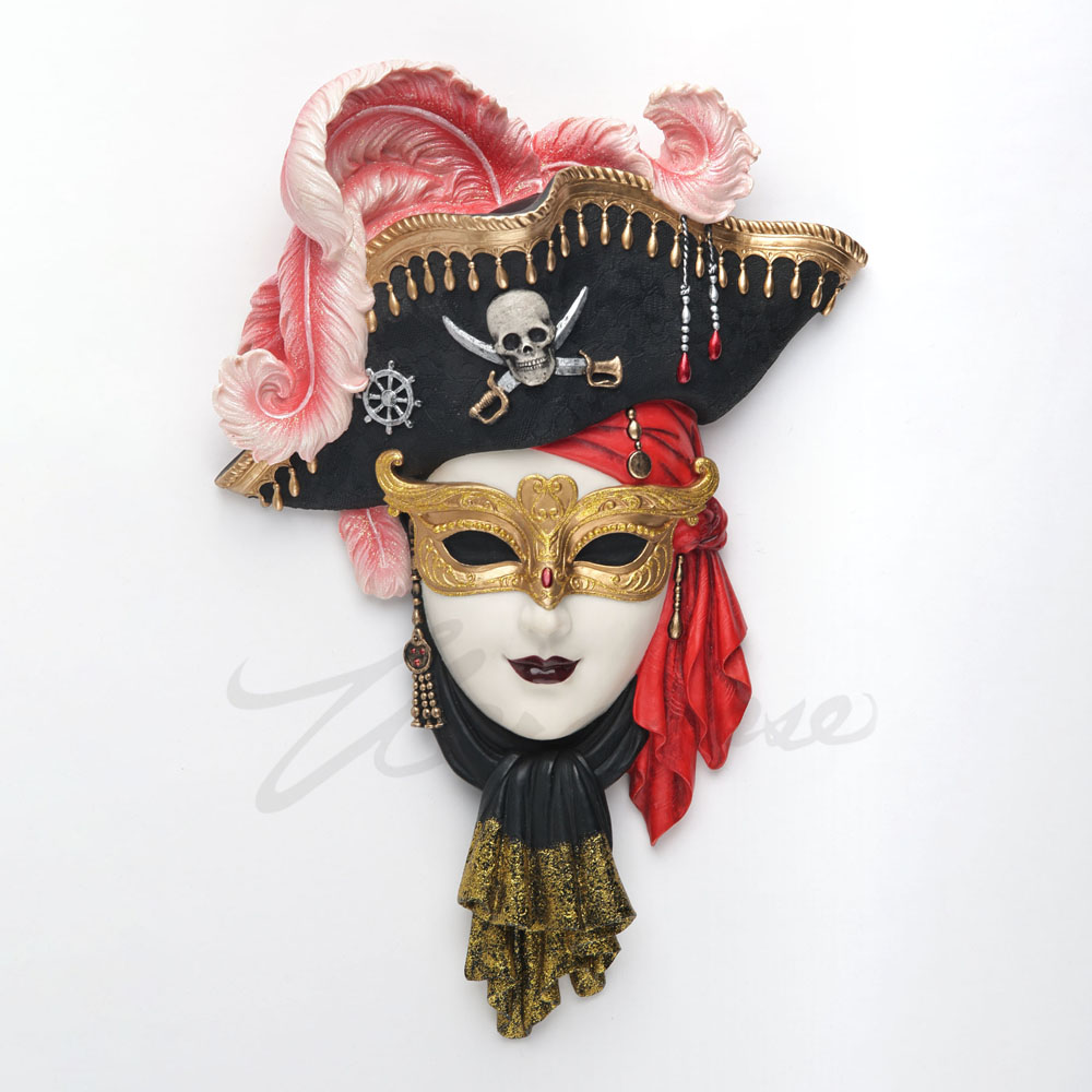 Masque de Carnaval Pirate Véni - Resin Art Gift For Wedding avis et prix
