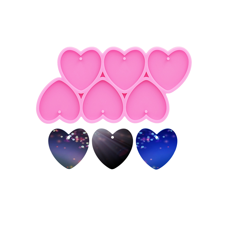GJ-226 brillant coeur forme br - Resin Art Glitter avis et prix