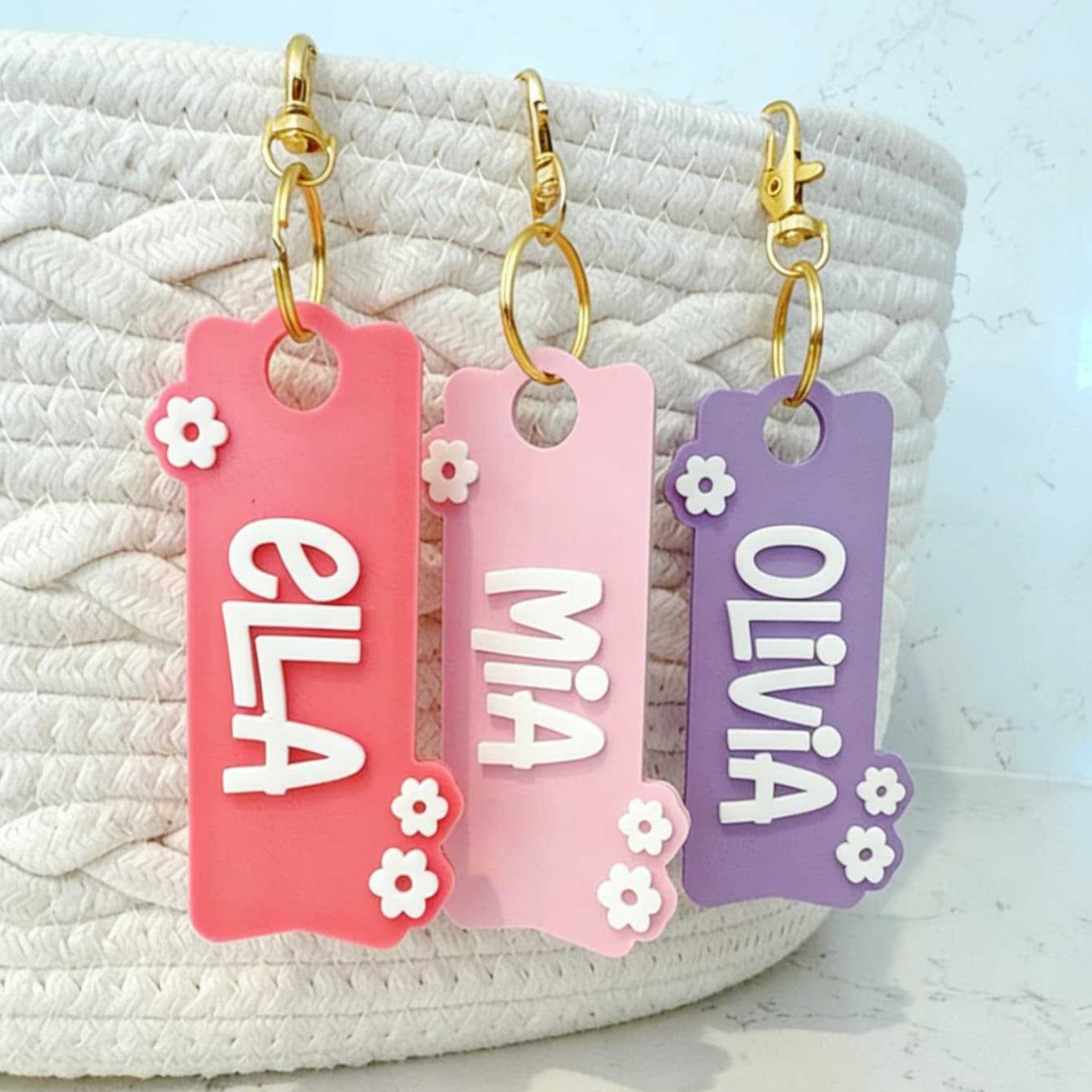 Porte-clés personnalisé en acr - Resin Art Name avis et prix