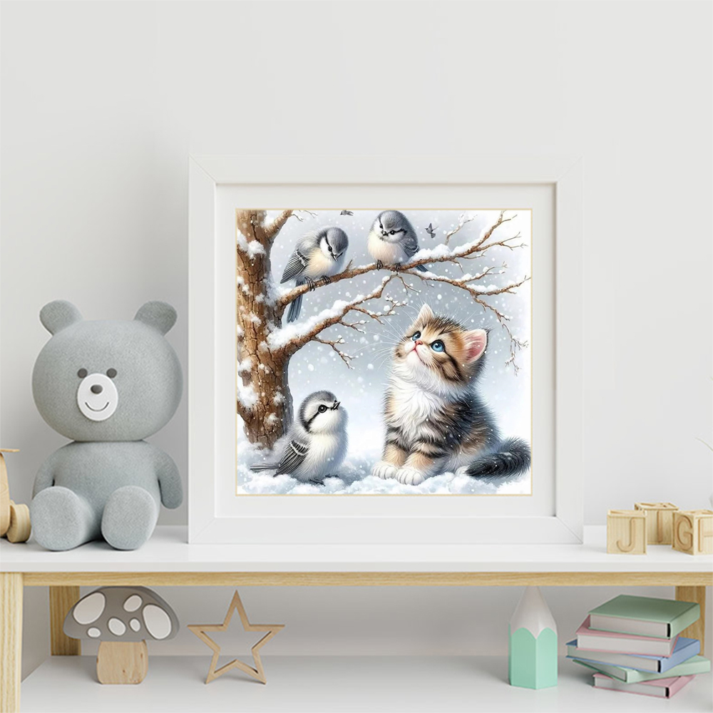 Evershine chat diamant mosaïqu - Resin Art Wallpaper avis et prix