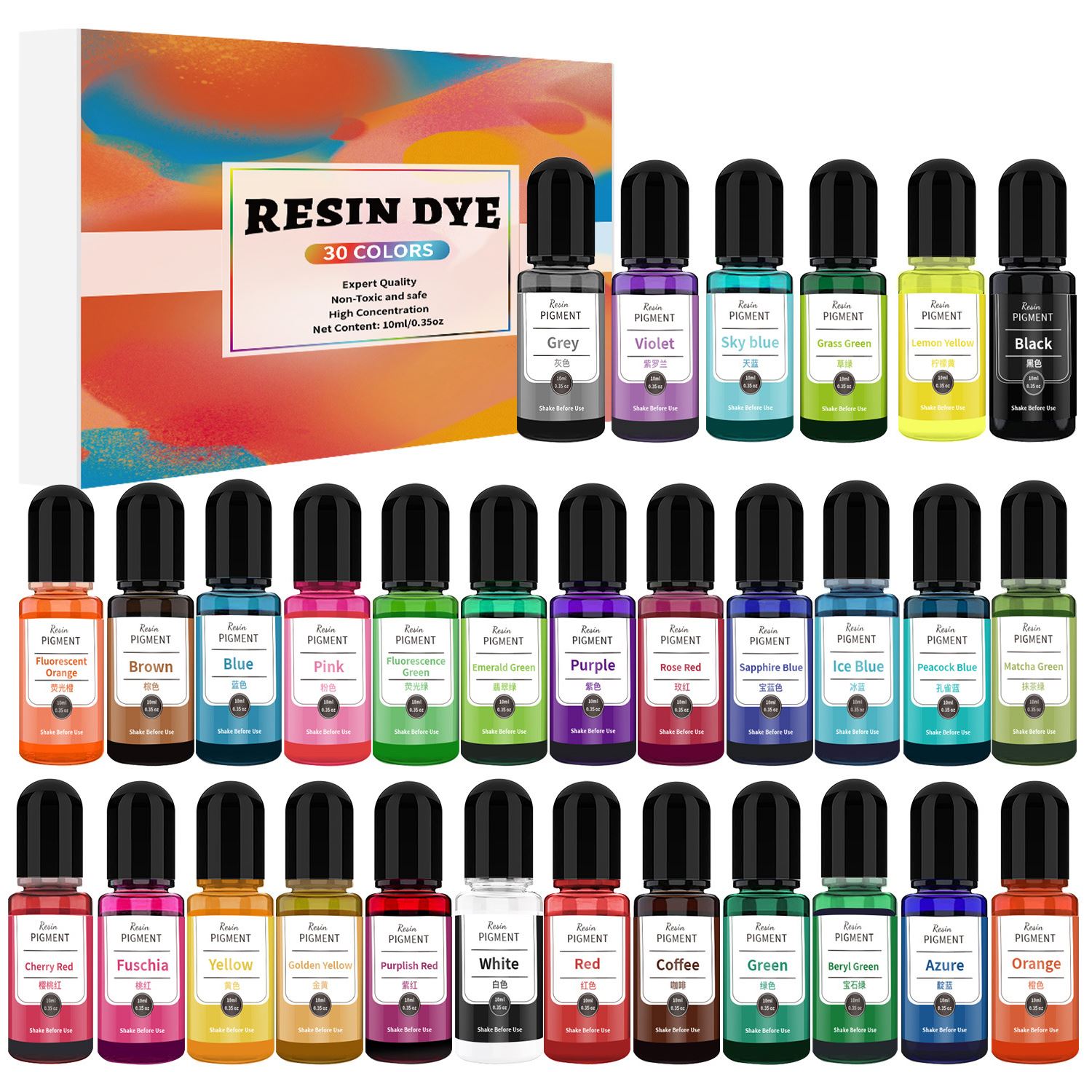 Encre d'art pigmentée en résin - Resin Art Alcohol Ink avis et prix