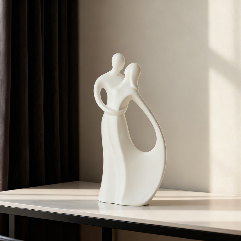 Sculpture de couple en céramiq - Resin Art Gift For Wedding avis et prix