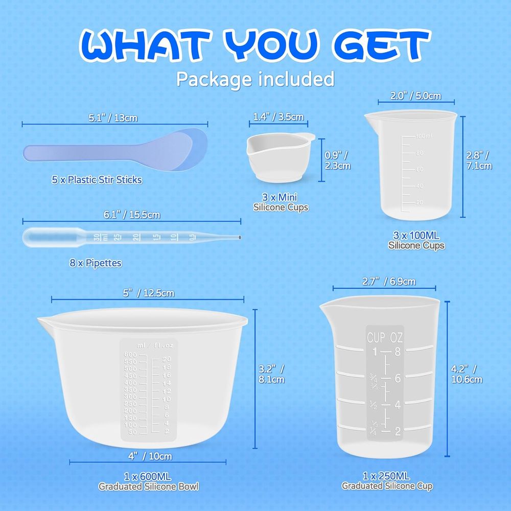 Gobelets de mélange en silicon - Resin Mixing Cup avis et prix