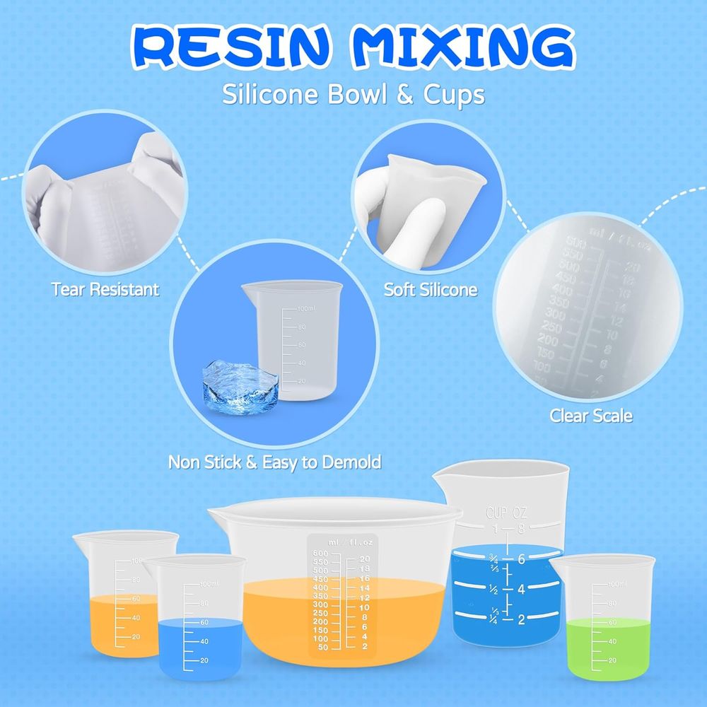 Gobelets de mélange en silicon - Resin Mixing Cup avis et prix
