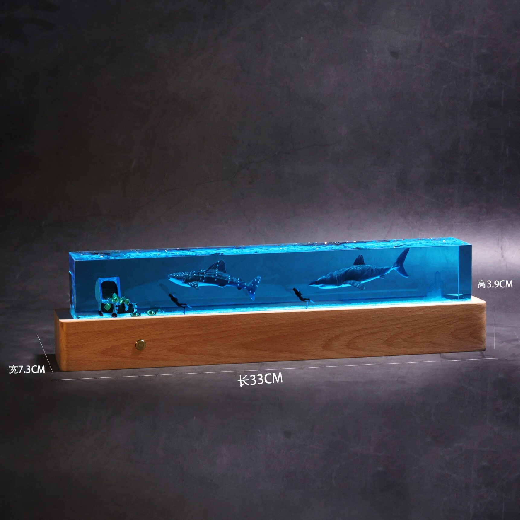 Lampe de nuit créative pour mi - Resin Art Underwater avis et prix