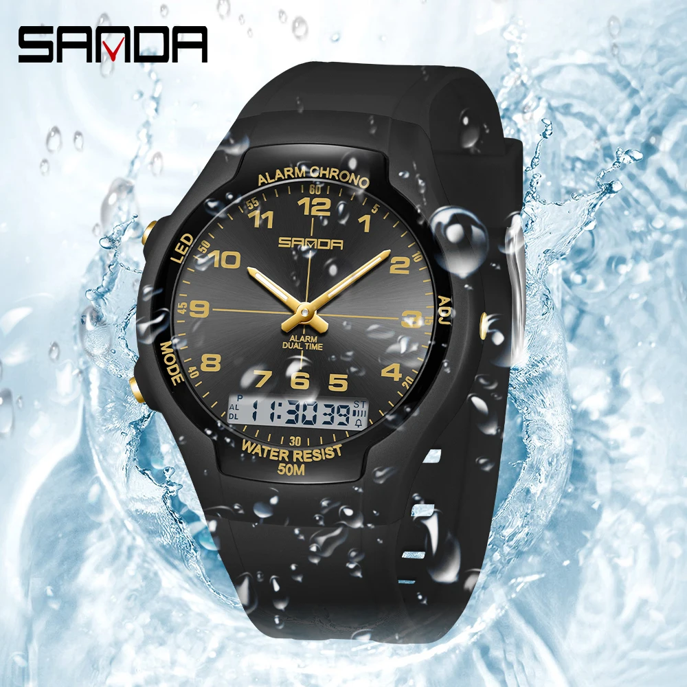 Montre à quartz SANDA 6320, no - Resin Art Underwater avis et prix