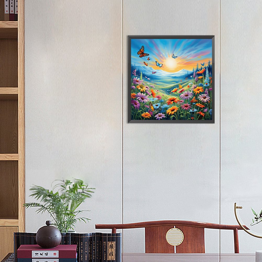 Diamant peinture famille migno - Resin Art Of Flowers avis et prix