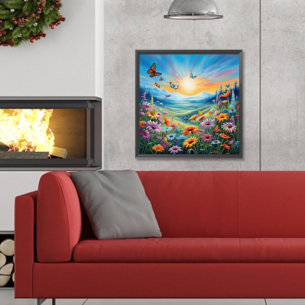 Diamant peinture famille migno - Resin Art Of Flowers avis et prix