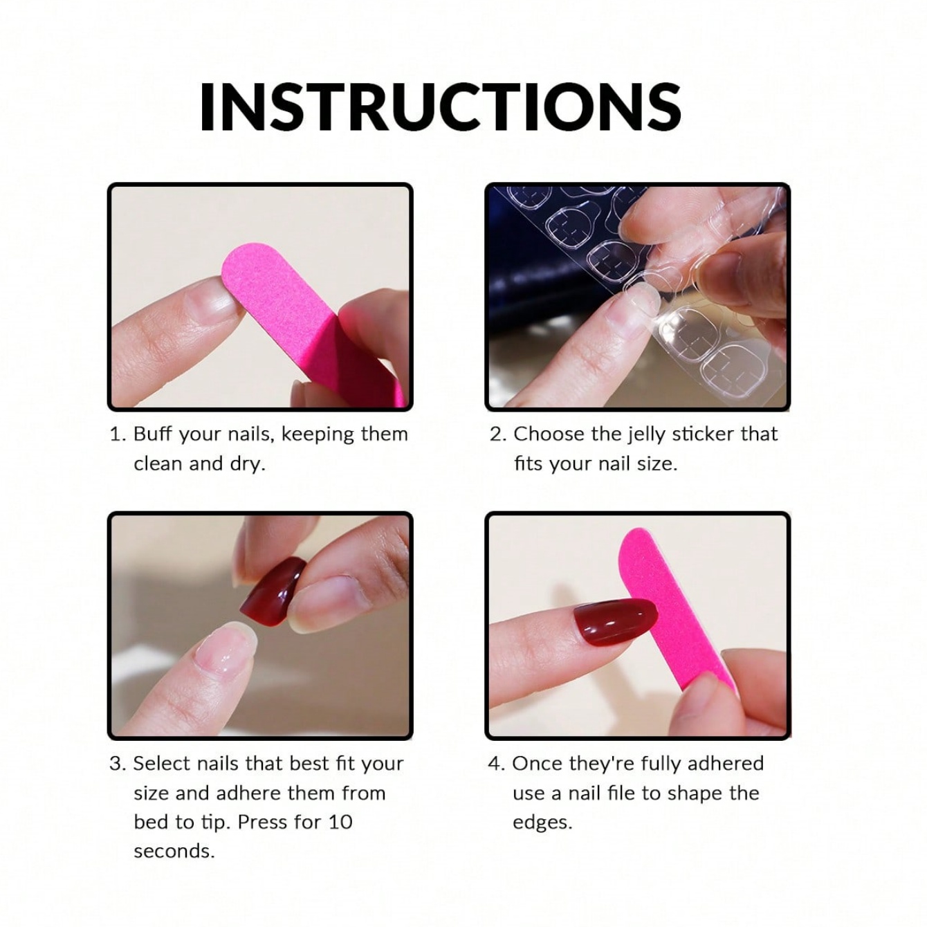 10 faux ongles carrés courts p - Resin Art Glitter avis et prix