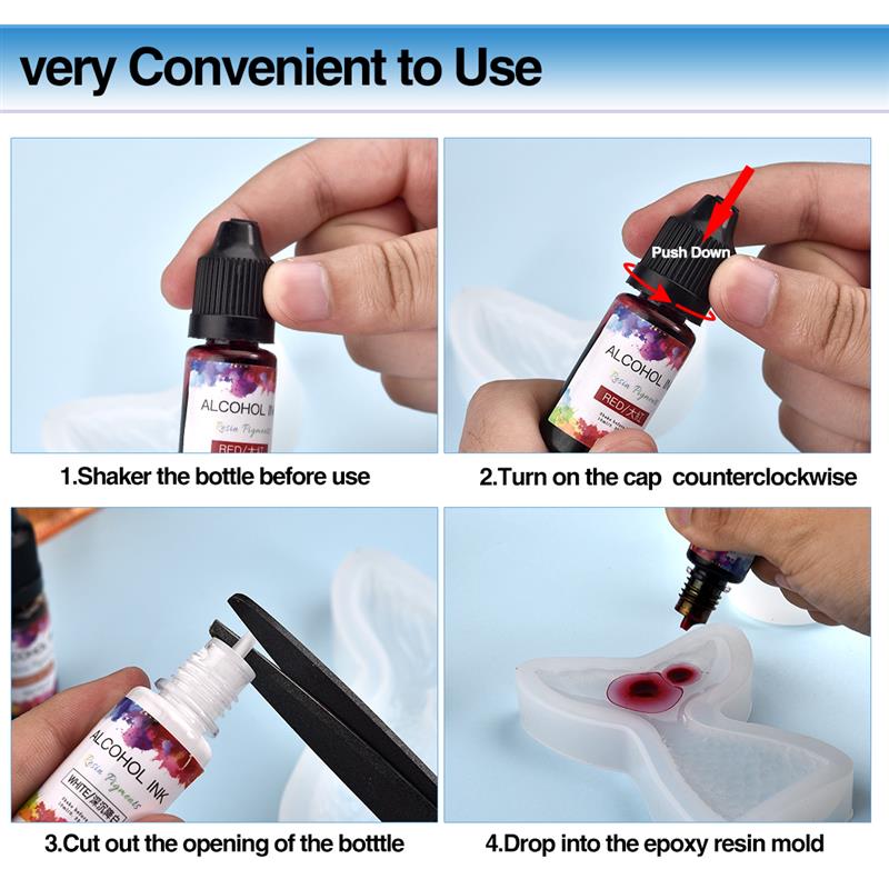 1 Kit de pigments en résine ép - Resin Art Alcohol Ink avis et prix
