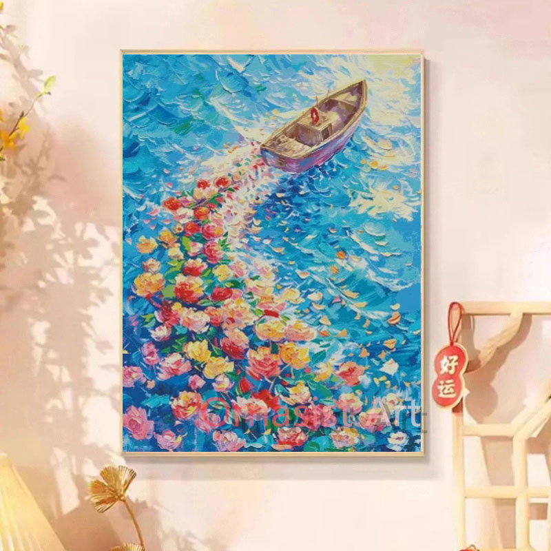 Peinture diamant thème fleur,  - Resin Art Wallpaper avis et prix